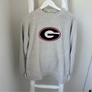 Original League Collegiate Outfitters Gray Sweatshirt with UGA Logo Size Small